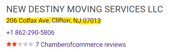Evidence from Operation Protect Our Moves