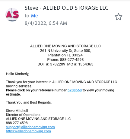 Evidence from Operation Protect Our Moves