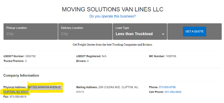 Evidence from Operation Protect Our Moves