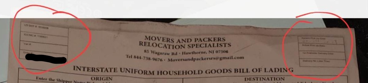 Evidence from Operation Protect Our Moves