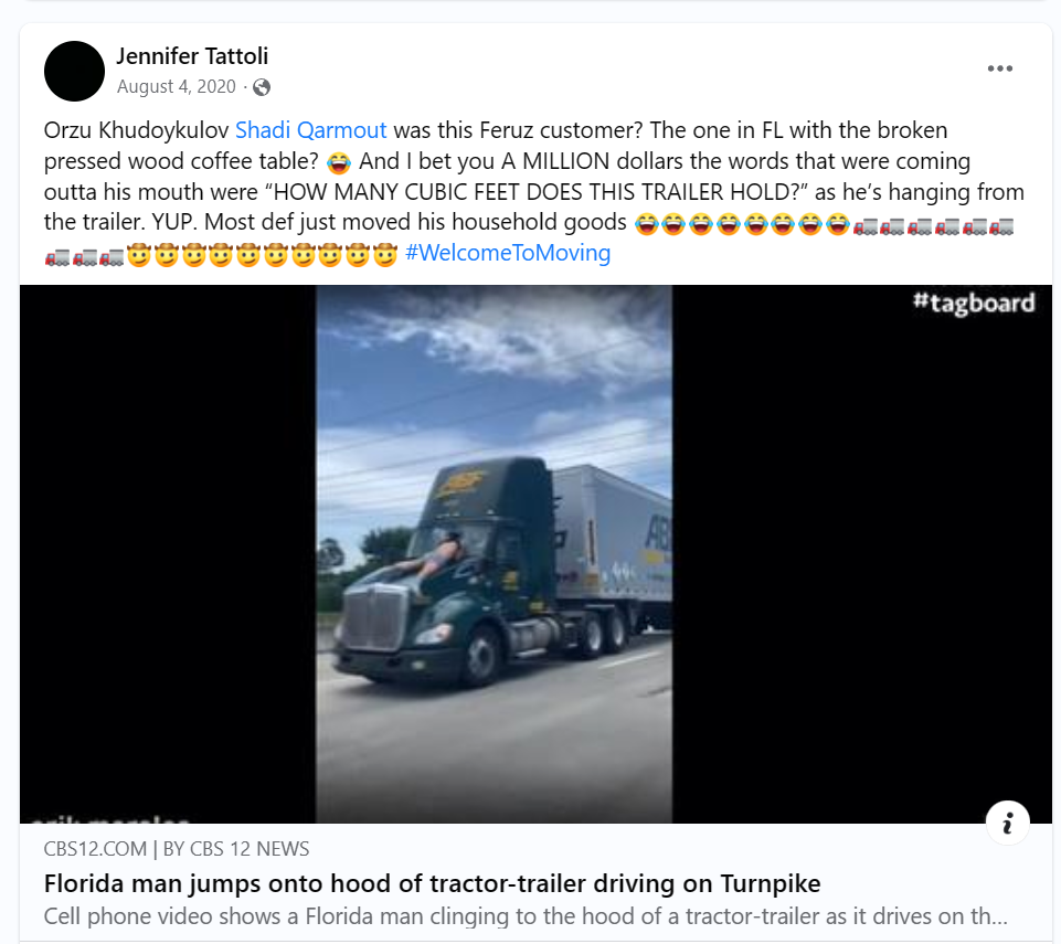 Evidence from Operation Protect Our Moves